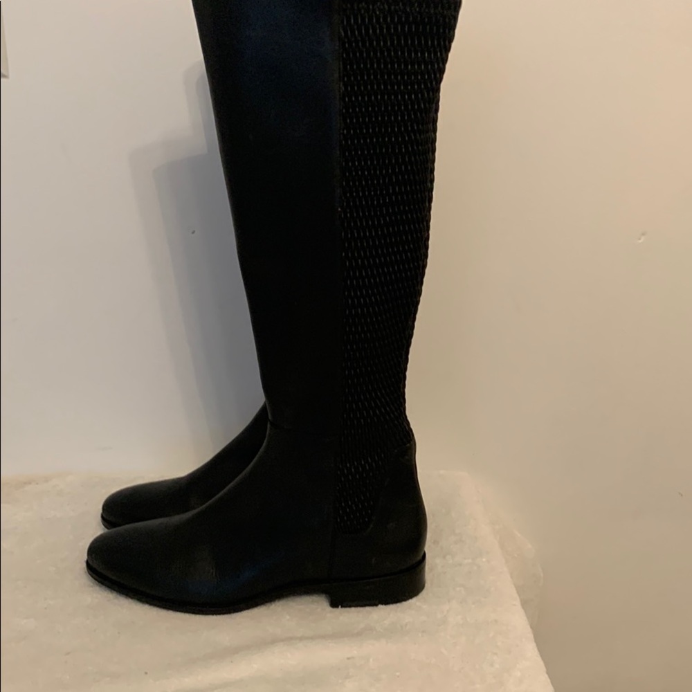Cole Haan Black Sleek Over the Knee Boots